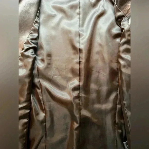 DKNY Donna Karan New York| ladies lambskin moto style leather jacket. Size: S - Picture 7 of 16